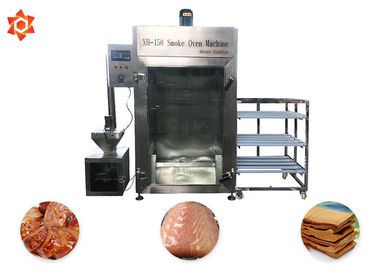Máquinas automáticas de la transformación de los alimentos de la salchicha industrial XH-150 que fuman la máquina del horno