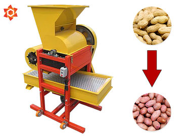Pequeña nuez de tierra automática de la máquina de proceso del cacahuete que descasca la máquina