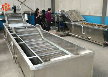 Equipo que se lava vegetal industrial 800 Kg/H de la capacidad de la reserva de la eficacia alta del agua