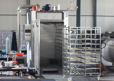 máquinas automáticas de la transformación de los alimentos 12KW/ahumadero del acero inoxidable de la salchicha