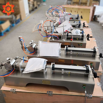 Presión de aire líquida semi automática neumática completa de la máquina de rellenar 0.4-0.9MPA